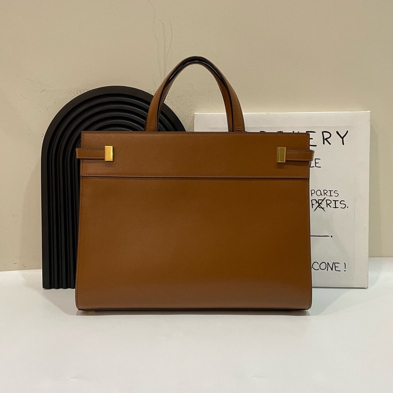YSL Saint Laurent Manhattan Tote Bag in Brown, Luxury, Bags 