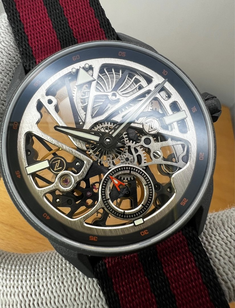 Zelos Skyraider 2 Skeleton Titanium Men s Fashion Watches Accessories Watches on Carousell