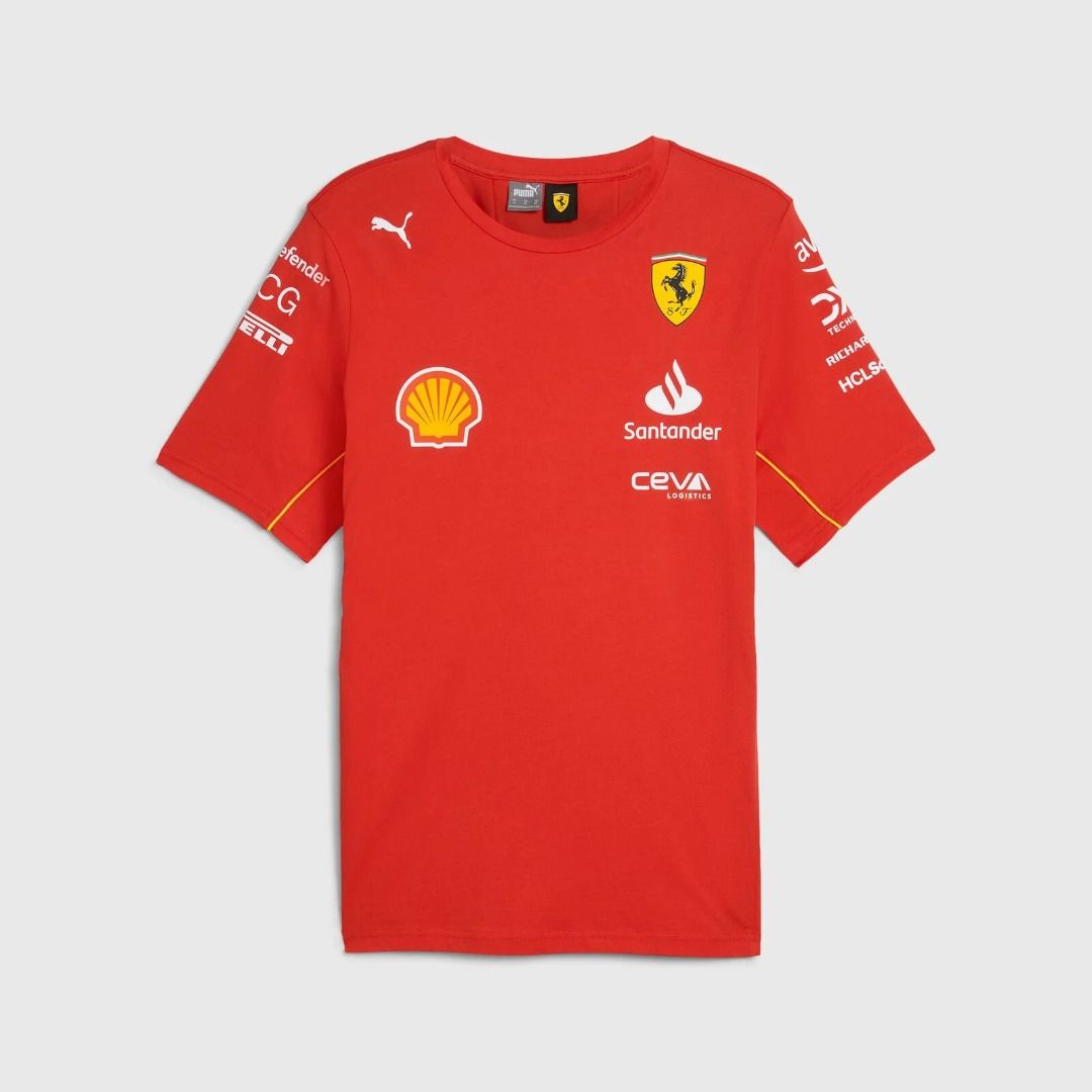 [100% Authentic] Scuderia Ferrari F1 2024 Team T-Shirt (Category: Tshirts & Polo Shirts) located in Singapore. Submitted by bwoahwear (Listing ID 1326405207, Image 2). Description: 🔥 100% Authentic Scuderia Ferrari F1 2024 Team T-Shirt (Limited Stock) – Only Size S Left! 🔥 Looking for official F1 merch at a fraction of the price? Skip the overpriced pop-up shops and grab your F1 gear today! ✅ 100% Authentic – Sourced directly from the official 