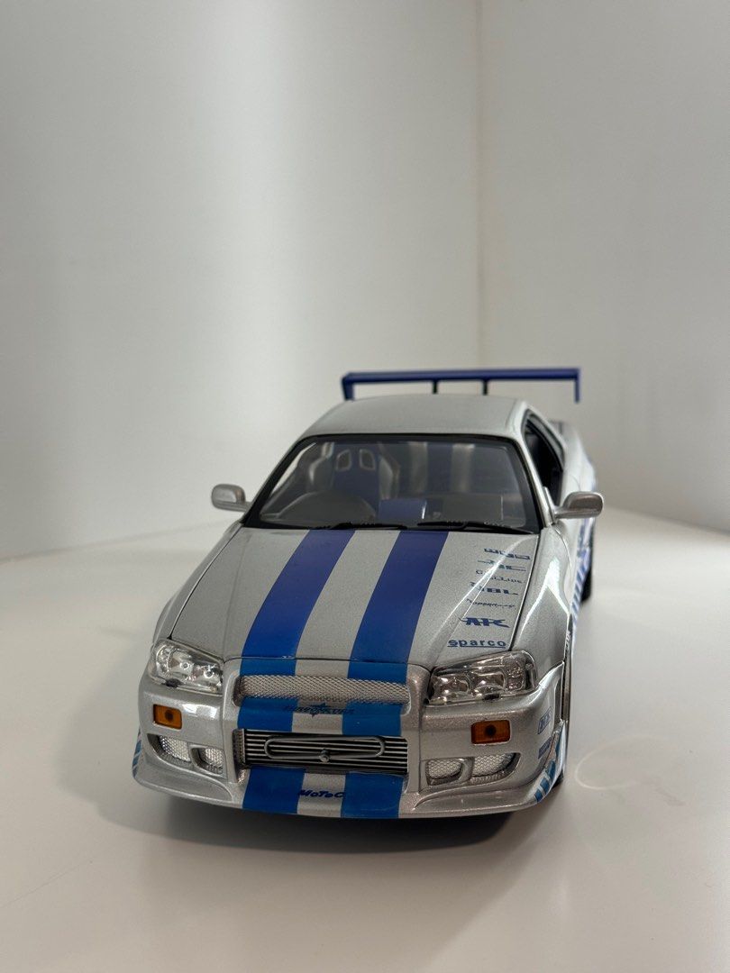 1:18 Nissan Skyline GT-R R34 Ertl Joyride Boxed fast & furious rare,  Hobbies & Toys, Toys & Games on Carousell