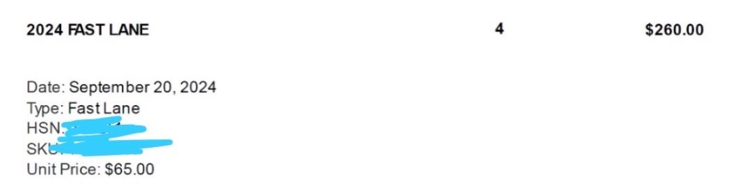 (~25% off) Canada's Wonderland admission tickets 20 21 22 Sep (3 Adults 1Jr/Sr) E tickets (Category: Events Tickets) located in Toronto. Submitted by s2320288555222 (Listing ID 1326413323, Image 3). Description: I bought tickets for wrong date. The tickets can reschedule between 20-22/9. Inbox if interested. Included: 3 Adults 1 Junior/Senior 4 Fast Lane.