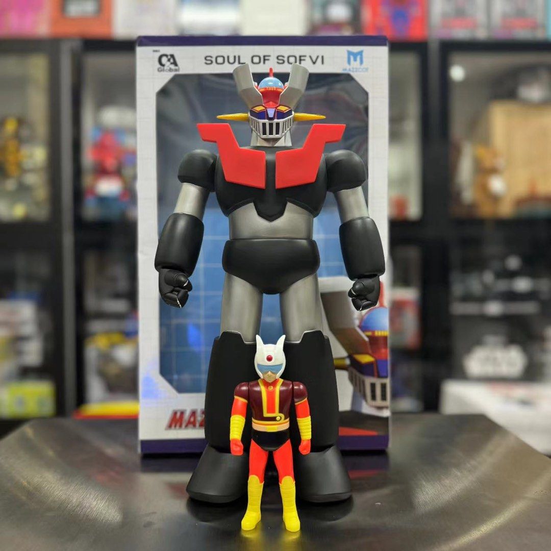 ☆新品未使用☆マジンガーZソフビSOS-001 全高33cm MAZZCOT MAZZCOT SOUL OF SOFVI マジンガーZ 限定版 33cm 新品 マジンガーZ