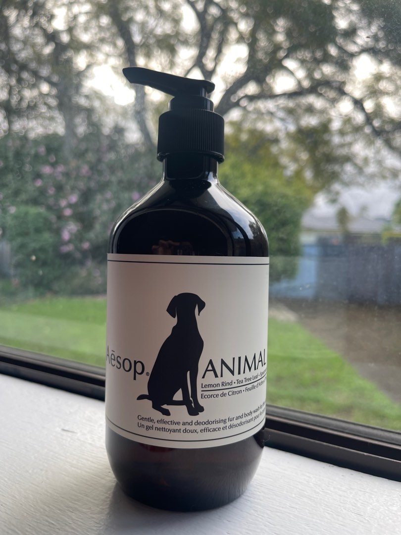 Aesop dog shampoo top