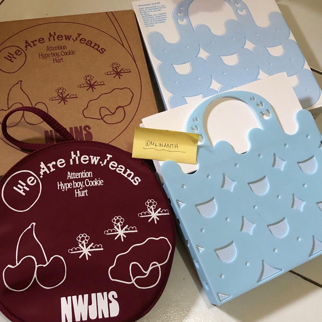 NewJeans 1st EP 限定版 bag ver. 赤 外箱なし NewJeans 1st EP 限定版 bag ver. 赤 外箱なし NewJeans 1st EP Bag Ver.