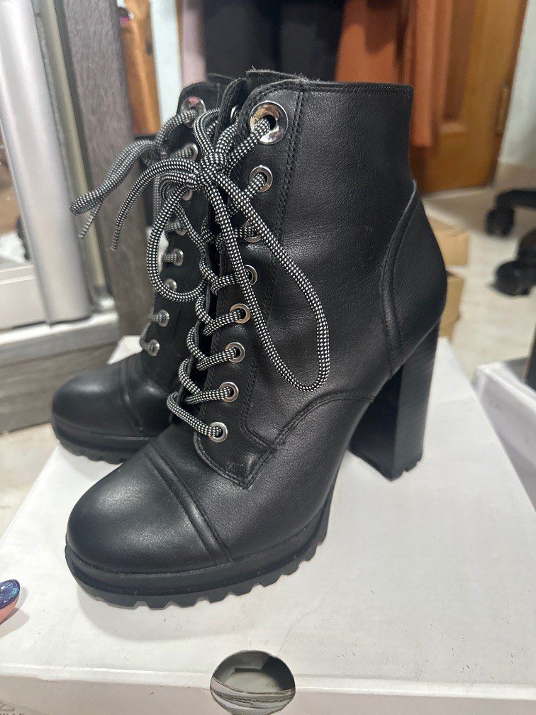 Aldo Boot Heels with 2 types of straps Women s Fashion Footwear Boots on Carousell