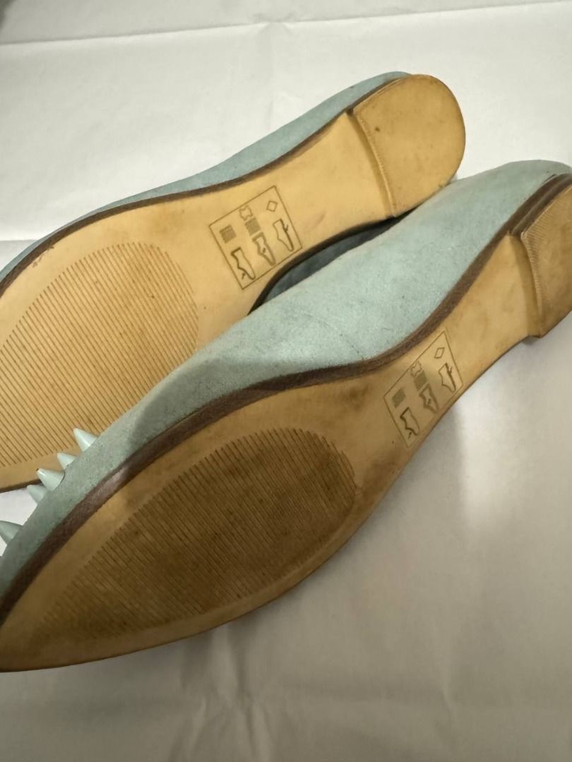 Aldo Brueske Mint Green Spike Ballet Flats (Category: Flats & Sandals) located in Manila. Submitted by m060t (Listing ID 1326462513, Image 3). Description: .