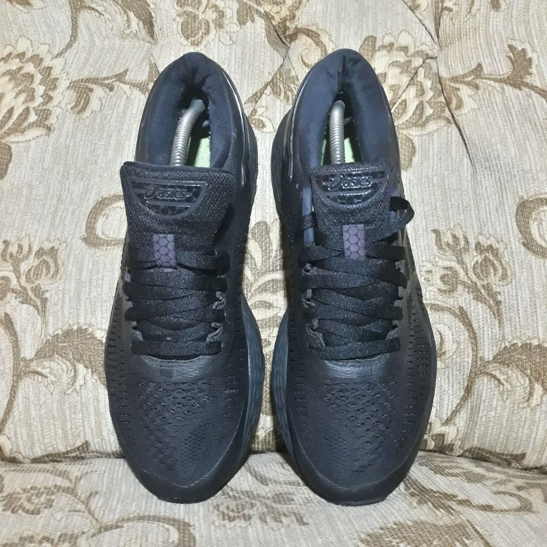 Asics Gel Kayano 25 Full Black 42 5 270 Olah Raga Perlengkapan Olahraga Lainnya di Carousell