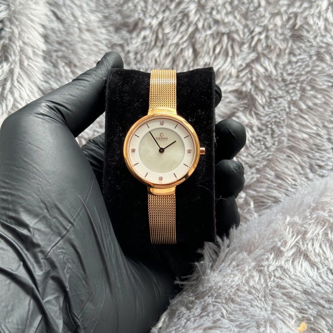 Barunya 3jt Jam Tangan Obaku Denmark Original Fesyen Wanita Jam Tangan di Carousell