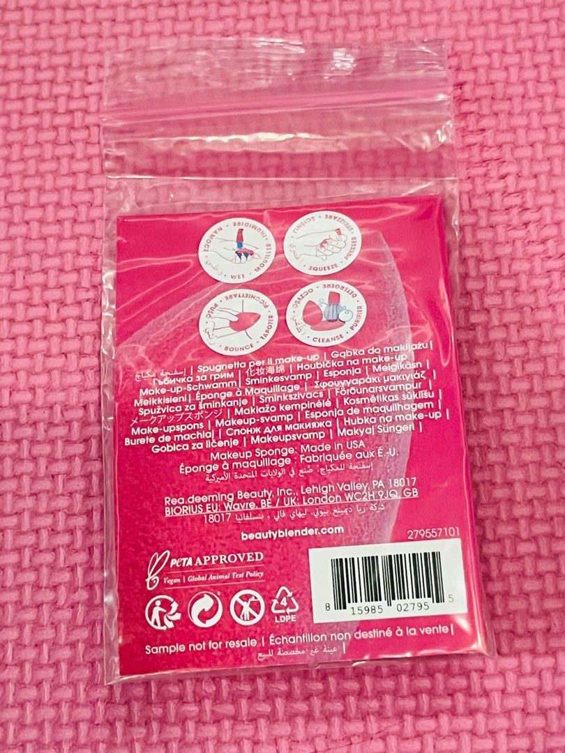 BeautyBlender Makeup Sponge (Category: Makeup) located in San Juan City. Submitted by cashfrancefashioncosmetics_ph (Listing ID 1326489129, Image 2). Description: Beautyblender the original Beauty blender makeup sponge deluxe sample Mini.