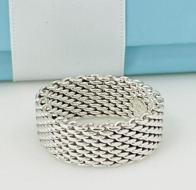 Tiffany mesh ring new deals
