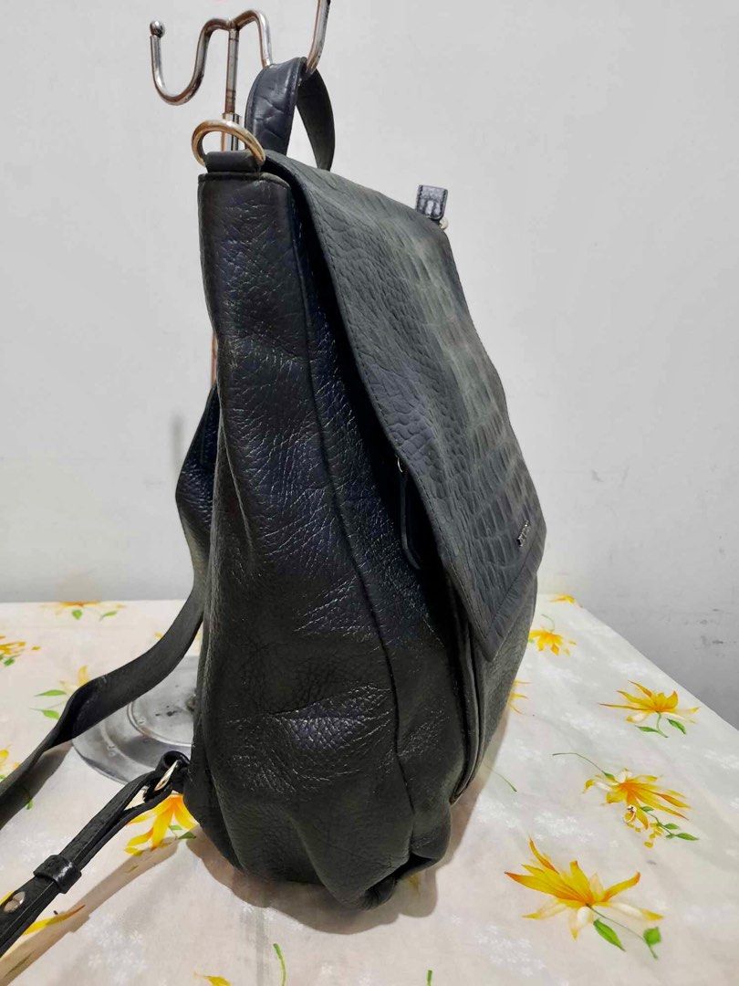 black leather backpack womens accessorize Stylish Womens Mini Rucksack Black Leather Womens Backpack Bags