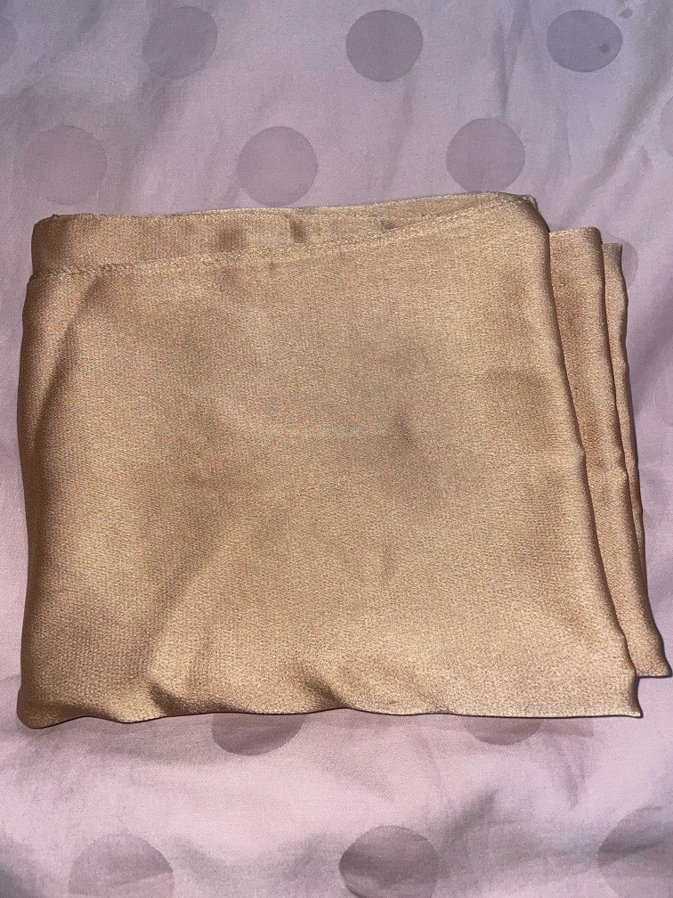 shawl bubble satin