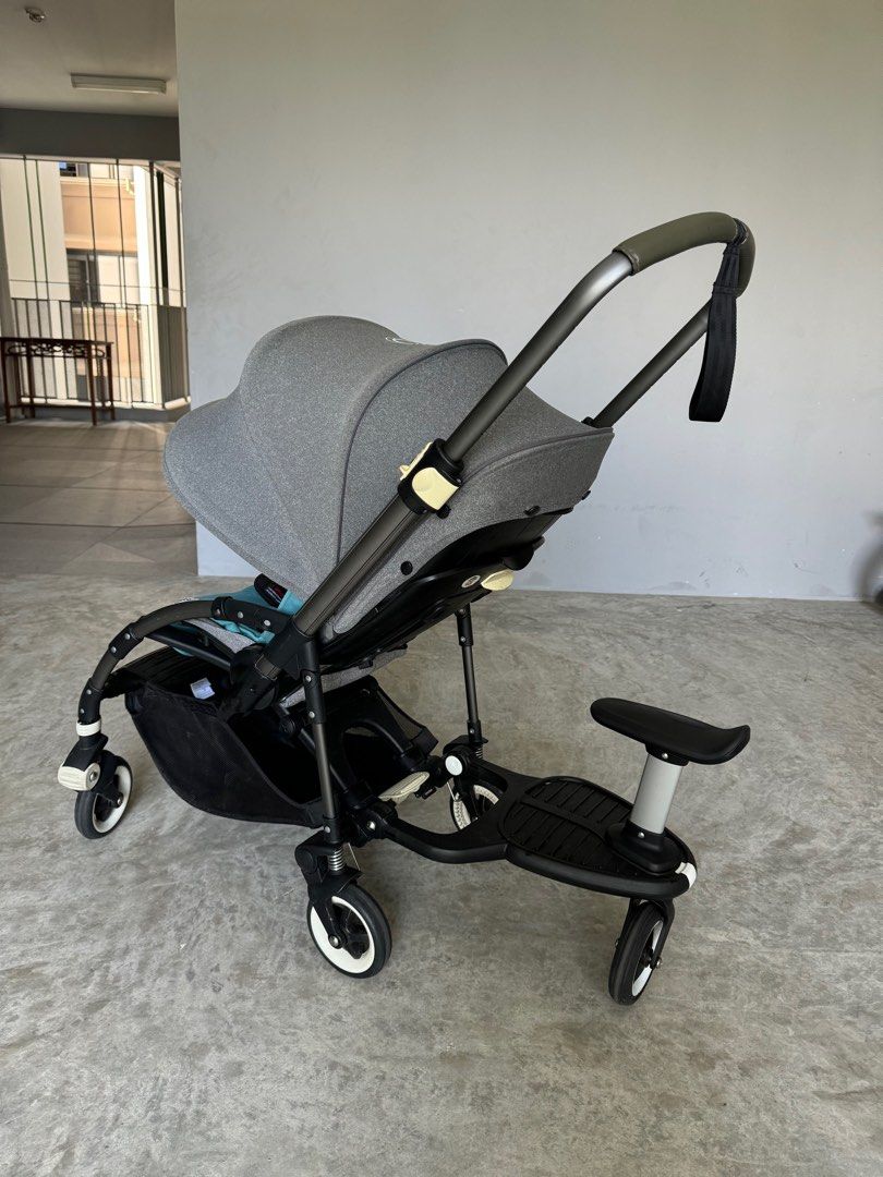 Bugaboo bee 3 grey melange hood shop