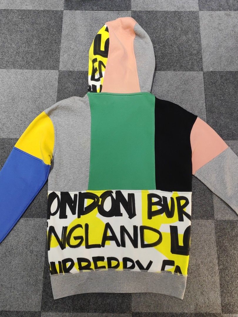 Burberry graffiti hoodie sales