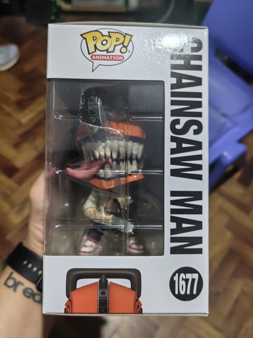 Chainsaw Man Funko Pop (Category: Designer & Blind Box Toys) located in Cainta. Submitted by DBdibs (Listing ID 1326491429, Image 2). Description: 👀 Reading is essential. Make reading a habit. Funko Pop! - Animation Chainsaw Man #1677 ⭐ Authentic ⭐ Never Out Of Box (NOOB) ⭐ Add 40 for new protector ⭐ Pop and box in excellent condition (See photos) 🏠 Item will be coming from Cainta, Rizal 💰 Mode of Payment: Gcash / BDO / Union Bank 🏍️ Same day