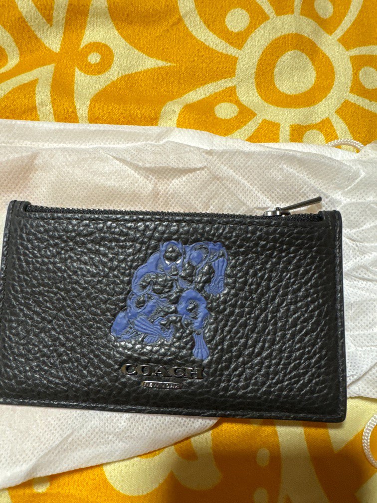 Coach Zipcard case leather Marvel Black Panther Luxury Bags Wallets on Carousell