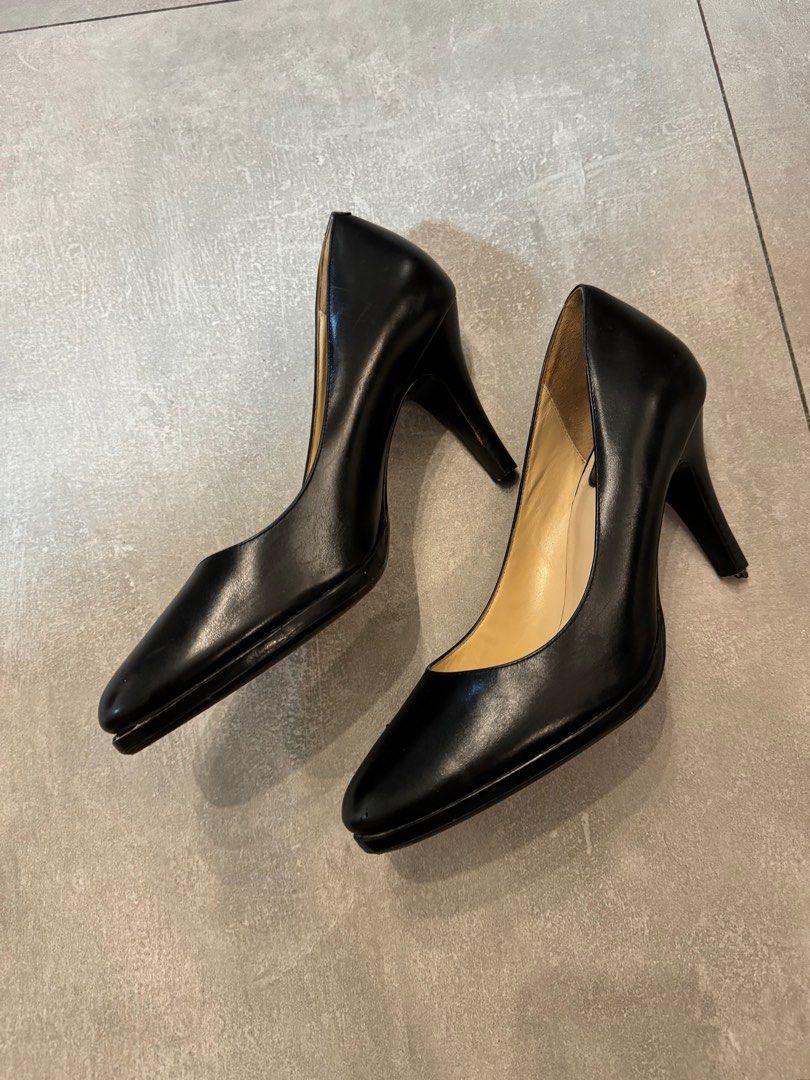 Cole haan black patent leather pumps sales