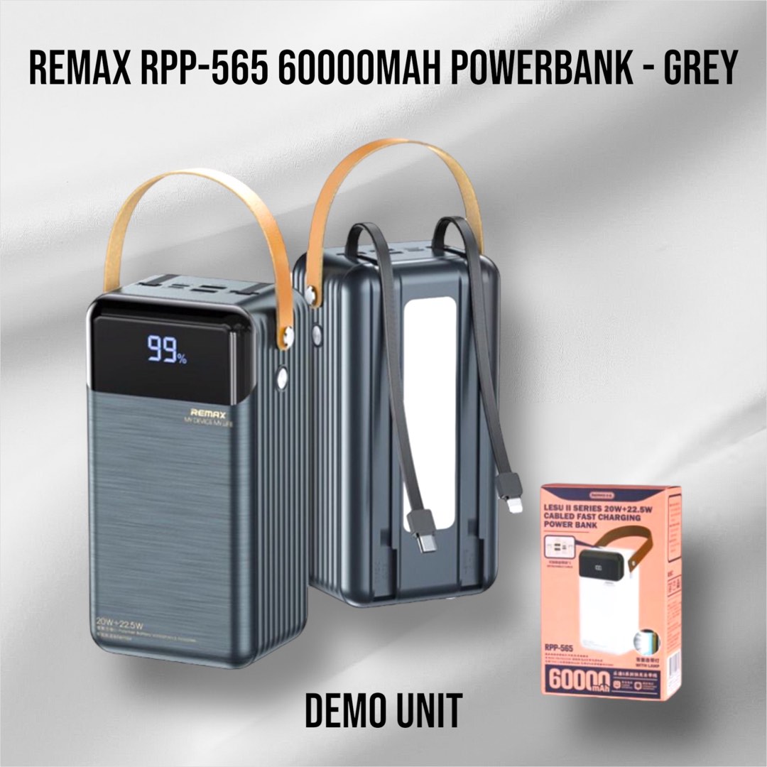 [DEMO UNIT] [PROMO RM99] HARGA ASAL RM139! REMAX RPP-565 60000mAh ...