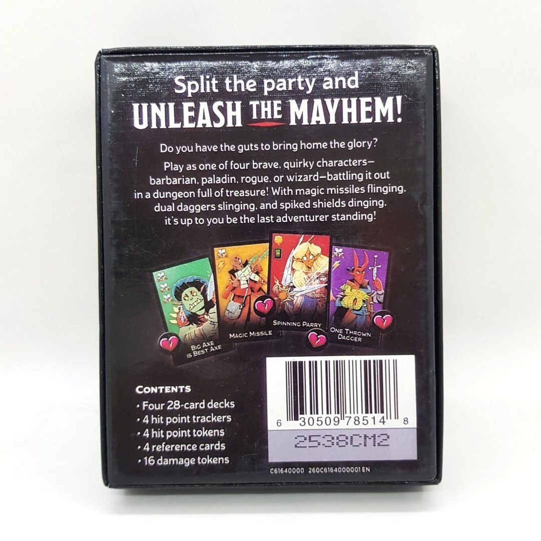 Dungeons & Dragons Dungeon Mayhem card game (Category: Board Games & Puzzles) located in Imus. Submitted by mostlyvintage (Listing ID 1326406544, Image 2). Description: 🎀 complete 🎀 🎀 replica 🎀 🌸For fashion finds and other stuff, pls. visit my other Carousell store: https://carousell.app.link/XSuC3F3Gsuba.