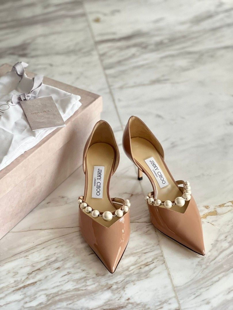 Jimmy Choo On Sale Fast Sale, VGC, Jimmy Choo Pearl Heels
