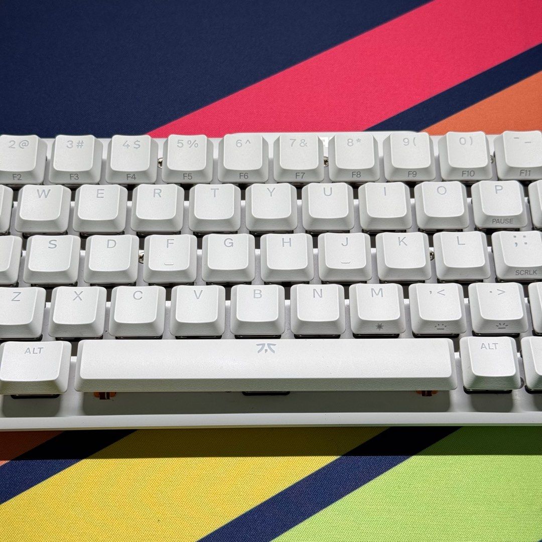 FNATIC Streak65 Compact Low Profile Keyboard ANSI White (Category: Computer Keyboard) located in Mandaluyong City. Submitted by ethanjacobso (Listing ID 1326376981, Image 3). Description: The thinnest, fastest, and most compact gaming keyboard. The STREAK65 LP is the fastest gaming keyboard with all the essential keys, while giving you ample room to swing your mouse. Now with ultra-durable doubleshot PBT keycaps, sound dampening foam, and a coile