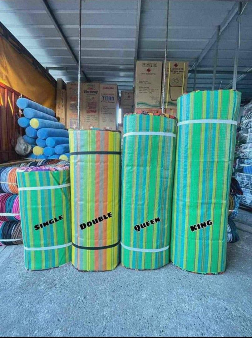 FOAM BANIG BRANDNEW ✅ (Category: Bedding & Towels) located in Quezon City. Submitted by kutiekath (Listing ID 1326458472, Image 1). Description: SINGLE - 580 DOUBLE - 780 QUEEN - 930 KING - 1050.