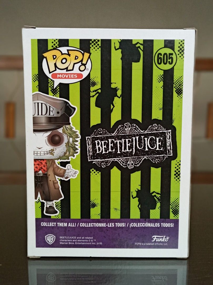 Funko Pop! Movies Beetlejuice GITD #605 (Category: Designer & Blind Box Toys) located in Cebu City. Submitted by diyeszon (Listing ID 1326365553, Image 3). Description: Funko Pop Movies #605 Beetlejuice Glow In The Dark (Special Edition) never been out of the box with free protector message me for more pictures shipped thru Lbc shipping fee c/o buyer thank you for viewing.