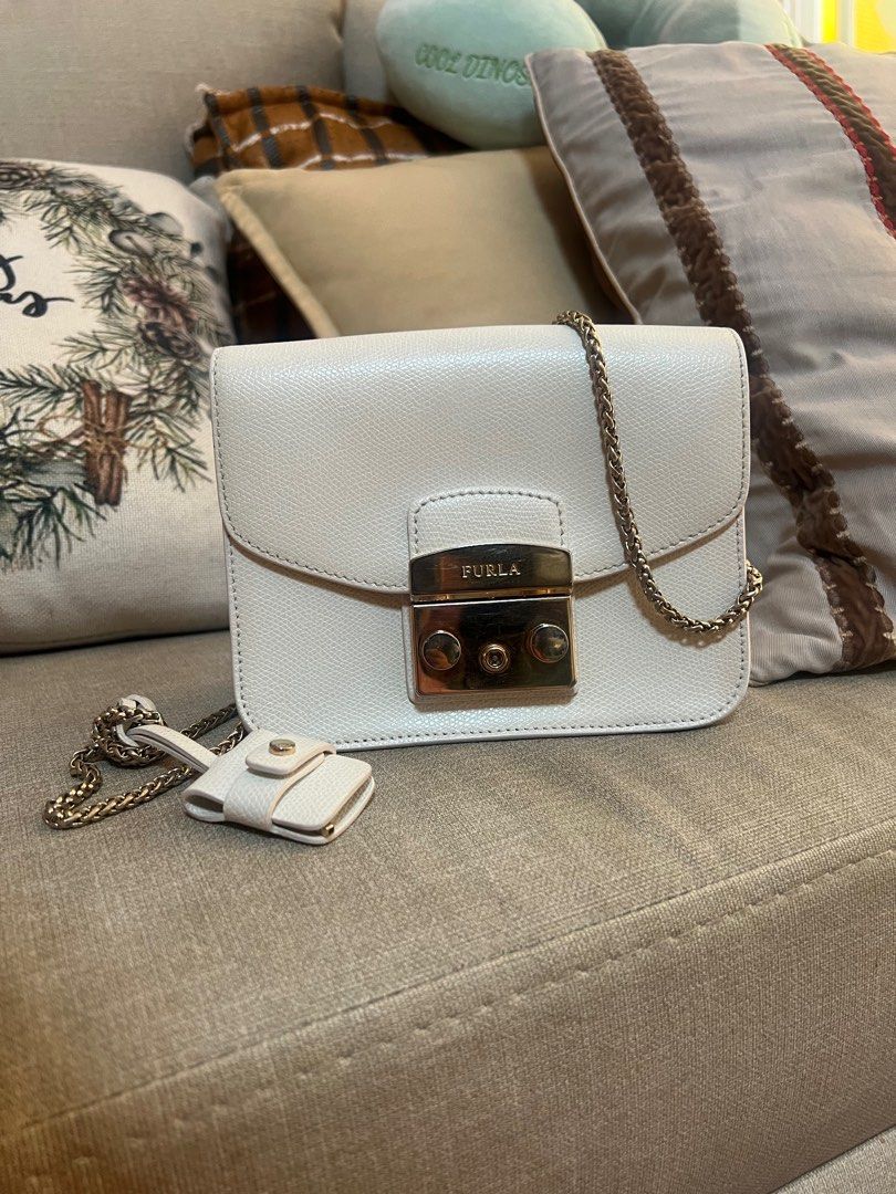 Furla Metropolis Petalo Leather Mini Crossbody Bag Luxury Bags Wallets on Carousell