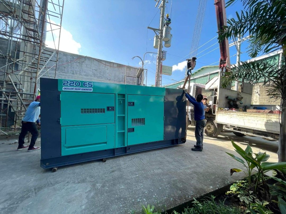 Generator Denyo 220 kVA Japan Surplus (Category: Construction Tools & Equipment) located in Manila. Submitted by santiago0721 (Listing ID 1326345973, Image 1). Description: Good running unit - Japan Surplus All works done & supervised by DENYO Japan trained presonnel PMS Repainting over all (see sample pictures delivered to customer) Overhaul Radiator Assy Clean fuel tank New batteries with keys Overall check of electrical & mechanical components