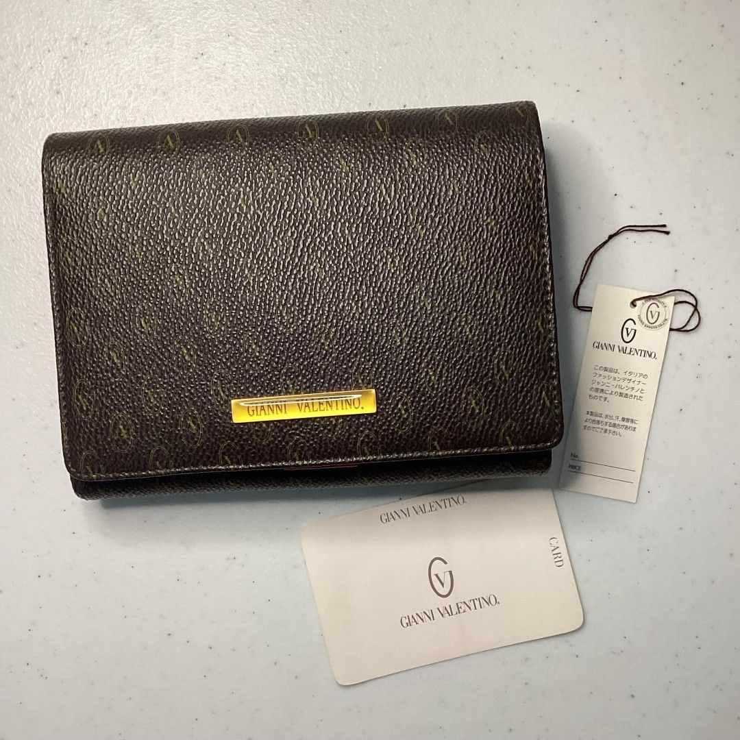 Gianni Valentino Trifold Wallet Women s Fashion Bags Wallets Wallets Card holders on Carousell