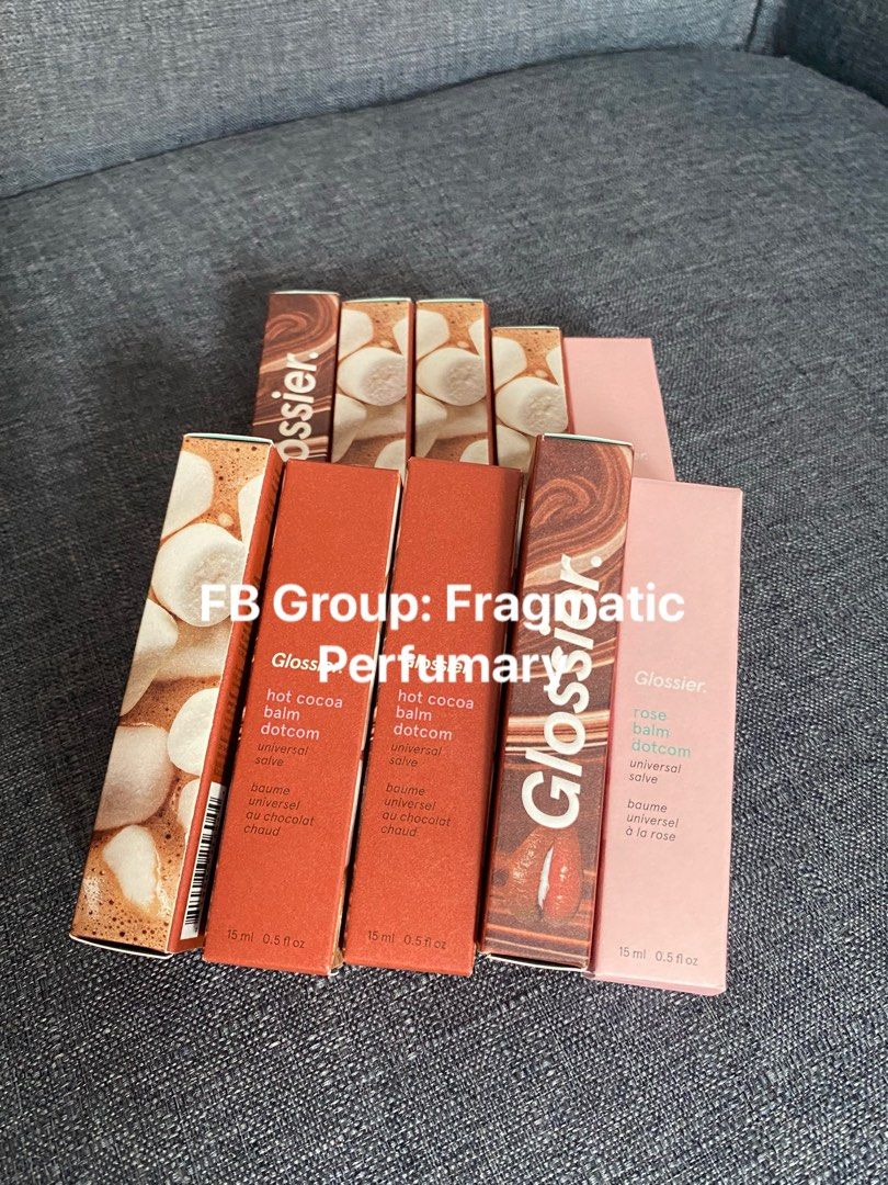 Glossier Balm DotCom - Hot Cocoa (Category: Face Care) located in Santa Rosa. Submitted by ysabelaaa. (Listing ID 1326480047, Image 1). Description: 4 slots available as of September 21 Please join my FB Group: Fragmatic Perfumary for more products.