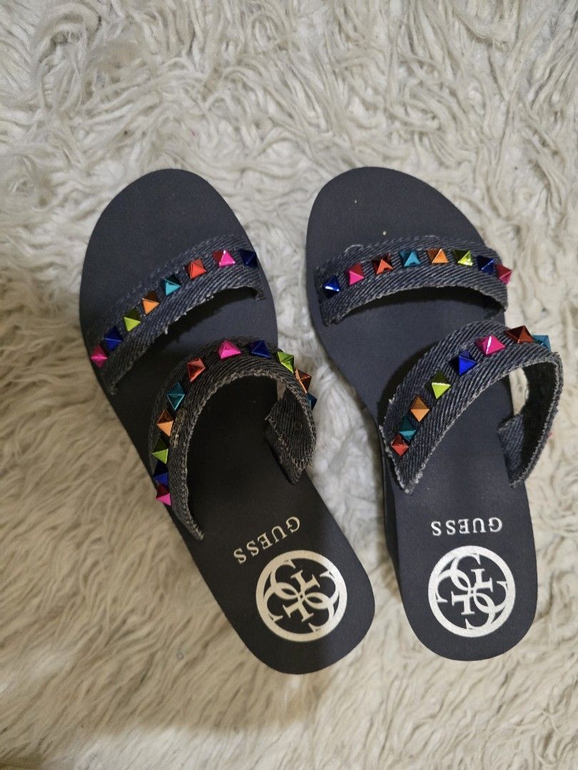 Guess denim wedges clearance