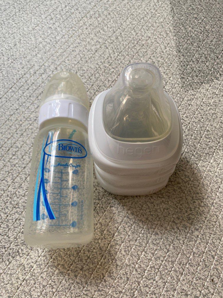 Hegen Teats Dr Brown bottle, Babies Kids, Nursing Feeding