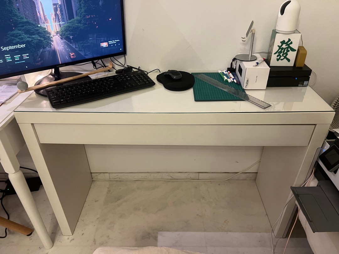 IKEA work station table, Furniture & Home Living, Furniture, Tables ...