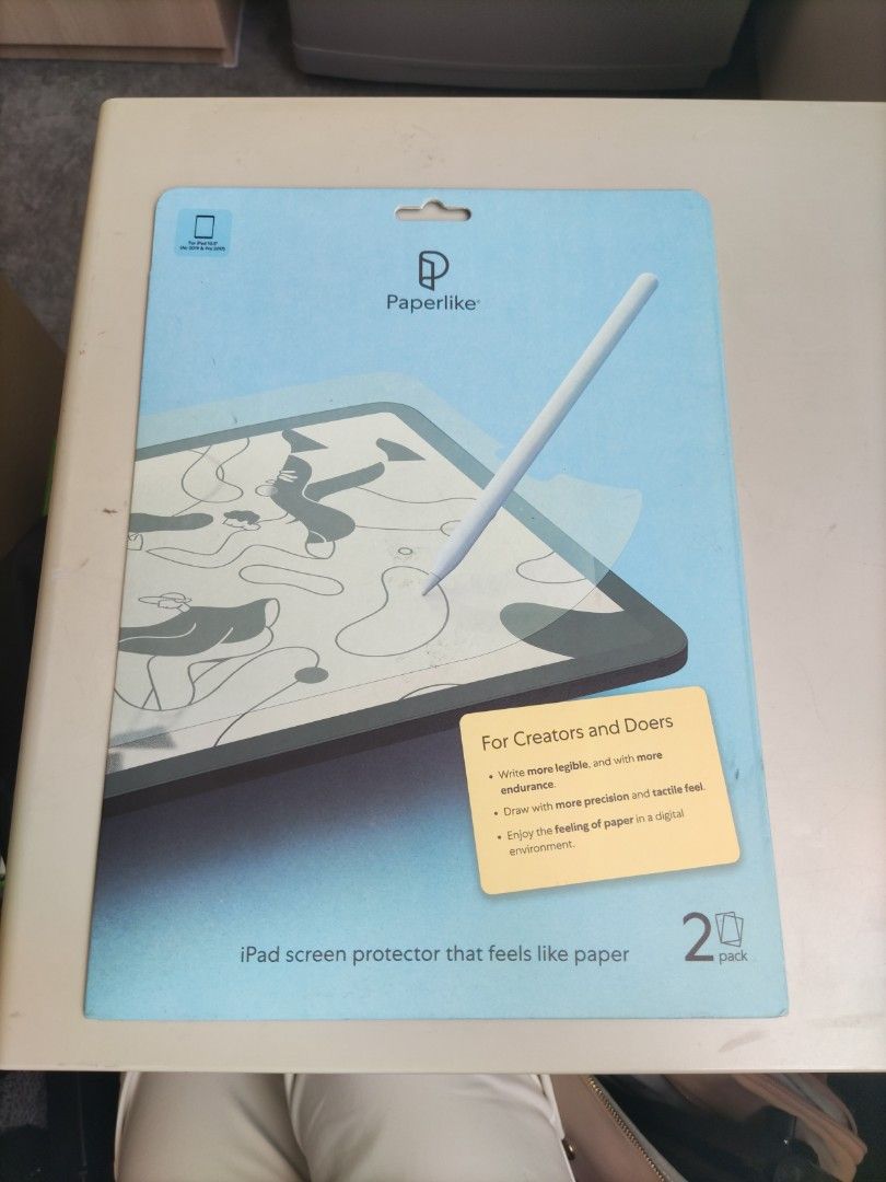 Ipad screen protector (Category: Other Accessories) located in Singapore. Submitted by oicapple (Listing ID 1326375320, Image 1). Description: BNIB for iPad 10.5" Air 2019 & Pro 2017 Can arrange a time with me to come to our office to take a look before dealing :).