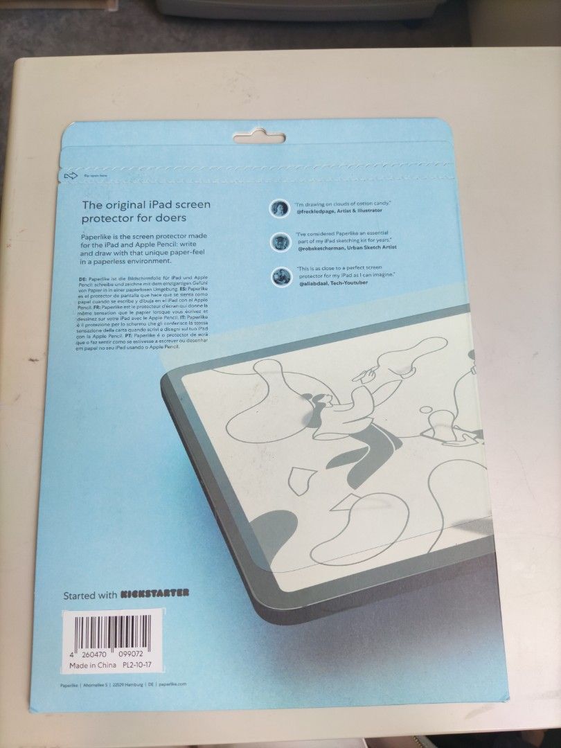 Ipad screen protector (Category: Other Accessories) located in Singapore. Submitted by oicapple (Listing ID 1326375320, Image 2). Description: BNIB for iPad 10.5" Air 2019 & Pro 2017 Can arrange a time with me to come to our office to take a look before dealing :).