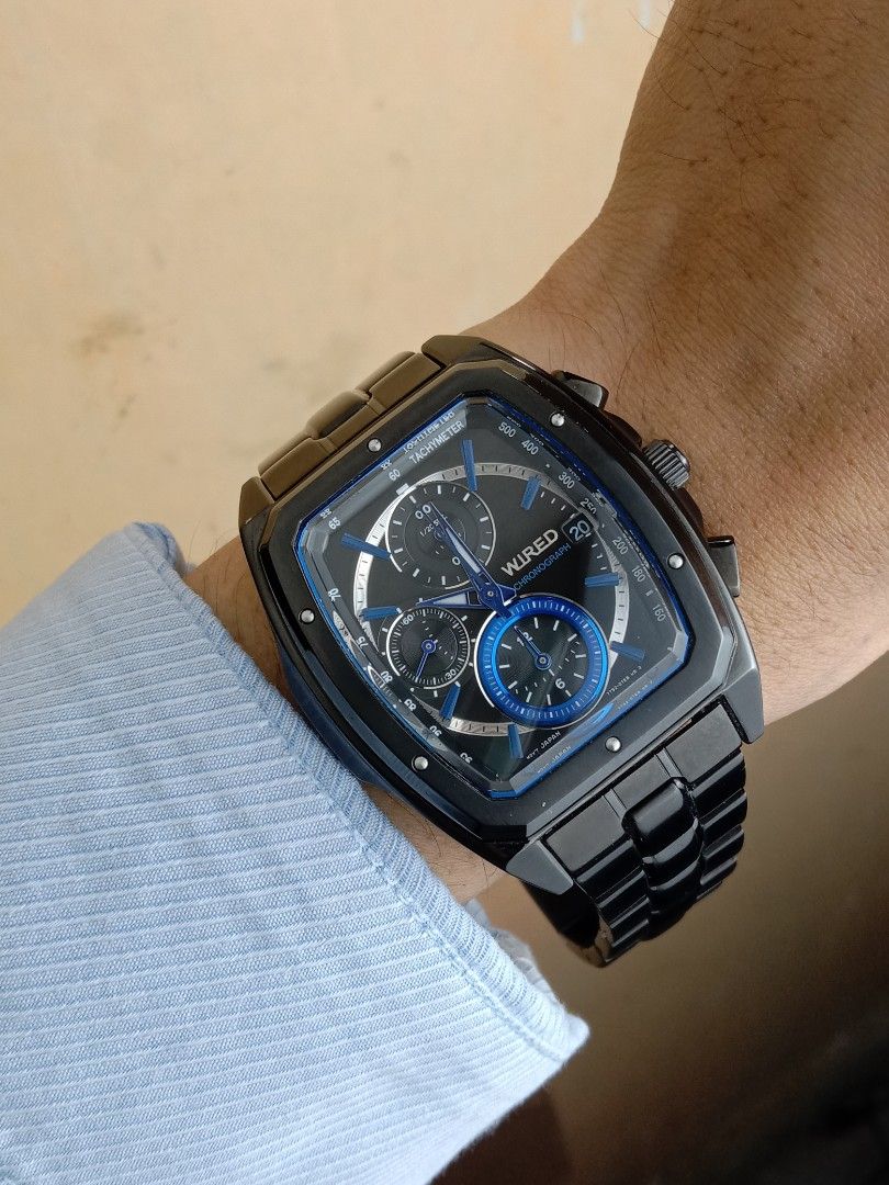 Jam Tangan Seiko Wired Chronograph or Seiko Chronograph