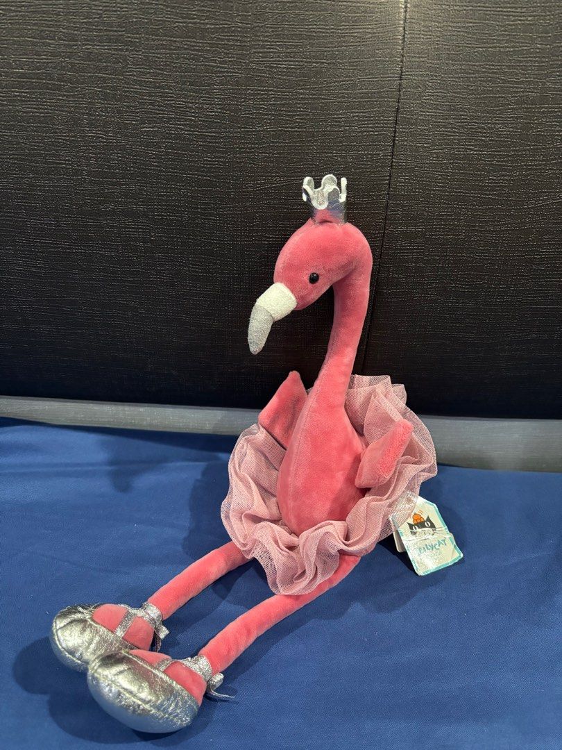 Jellycat Retired Fancy Flamingo Hobbies Toys Toys Games on Carousell