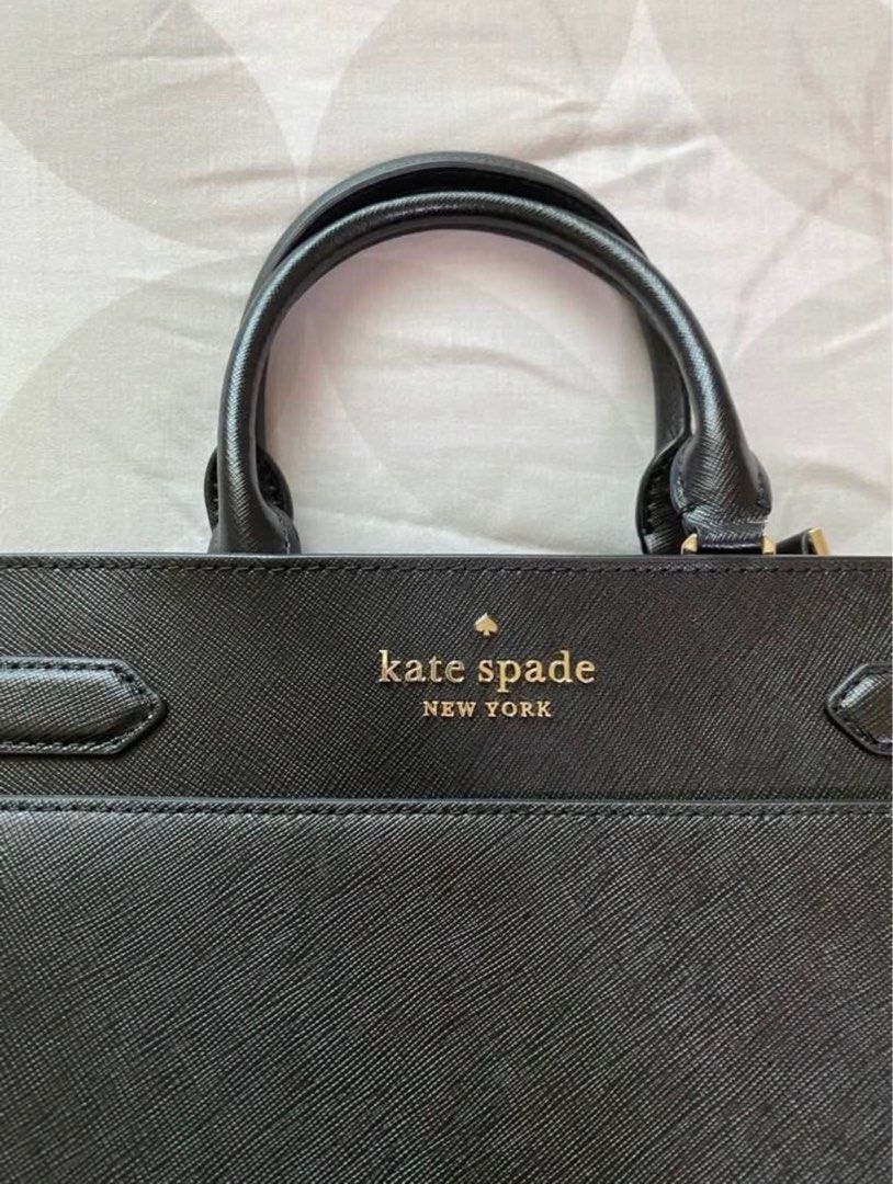 Kate spade staci medium satchel (Category: Luxury Bags & Wallets) located in Paranaque City. Submitted by declutter.finds (Listing ID 1326362094, Image 2). Description: - PRICE IS FINAL | LOWBALLERS BLOCKED - brand new, no flaws, never used - 💯 authentic, if in doubt don't buy - bought for over 20k (orig price) - reservation of item upon payment (gcash) - inclusions: bag and strap only (lost the dustbag) - dimensions: 8.62"h x 10.87"w x 5"d / ha