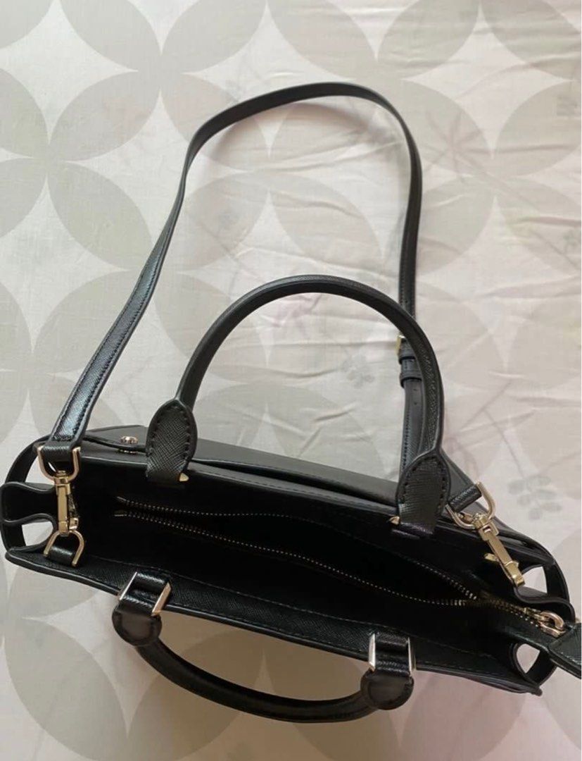 Kate spade staci medium satchel (Category: Luxury Bags & Wallets) located in Paranaque City. Submitted by declutter.finds (Listing ID 1326362094, Image 3). Description: - PRICE IS FINAL | LOWBALLERS BLOCKED - brand new, no flaws, never used - 💯 authentic, if in doubt don't buy - bought for over 20k (orig price) - reservation of item upon payment (gcash) - inclusions: bag and strap only (lost the dustbag) - dimensions: 8.62"h x 10.87"w x 5"d / ha