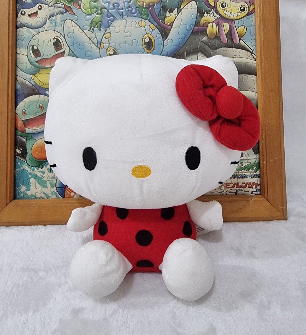 Lady Bug Hello Kitty Plush toy Hobbies Toys Toys Games on Carousell