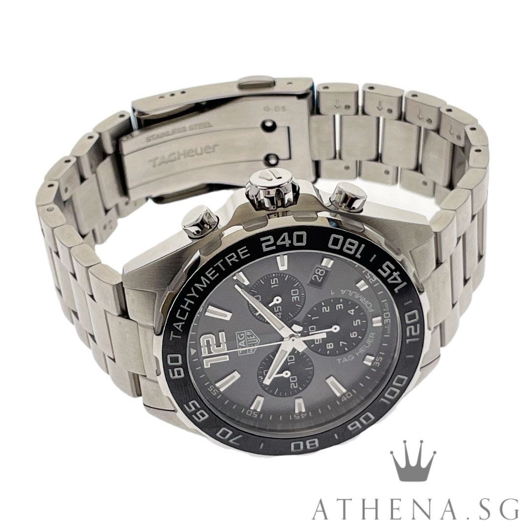 LIKE NEW TAG HEUER FORMULA 1 CHRONOGRAPH QUARTZ 43MM WITH BOX CERT DATED 10 2023 STILL UNDER AGENT WARRANTY CAZ1011.BA0842 Luxury Watches on Carousell