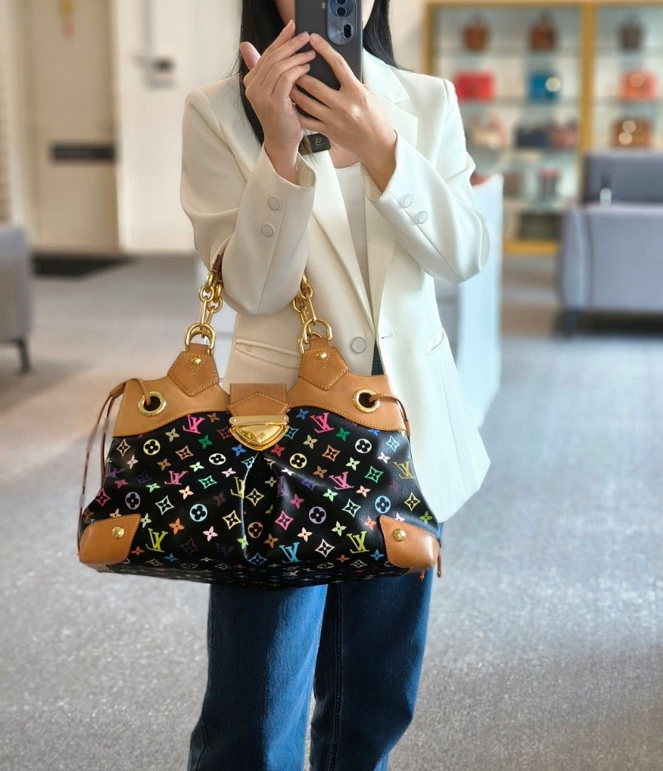 Louis Vuitton Ursula Multicolor Black Tote Bag