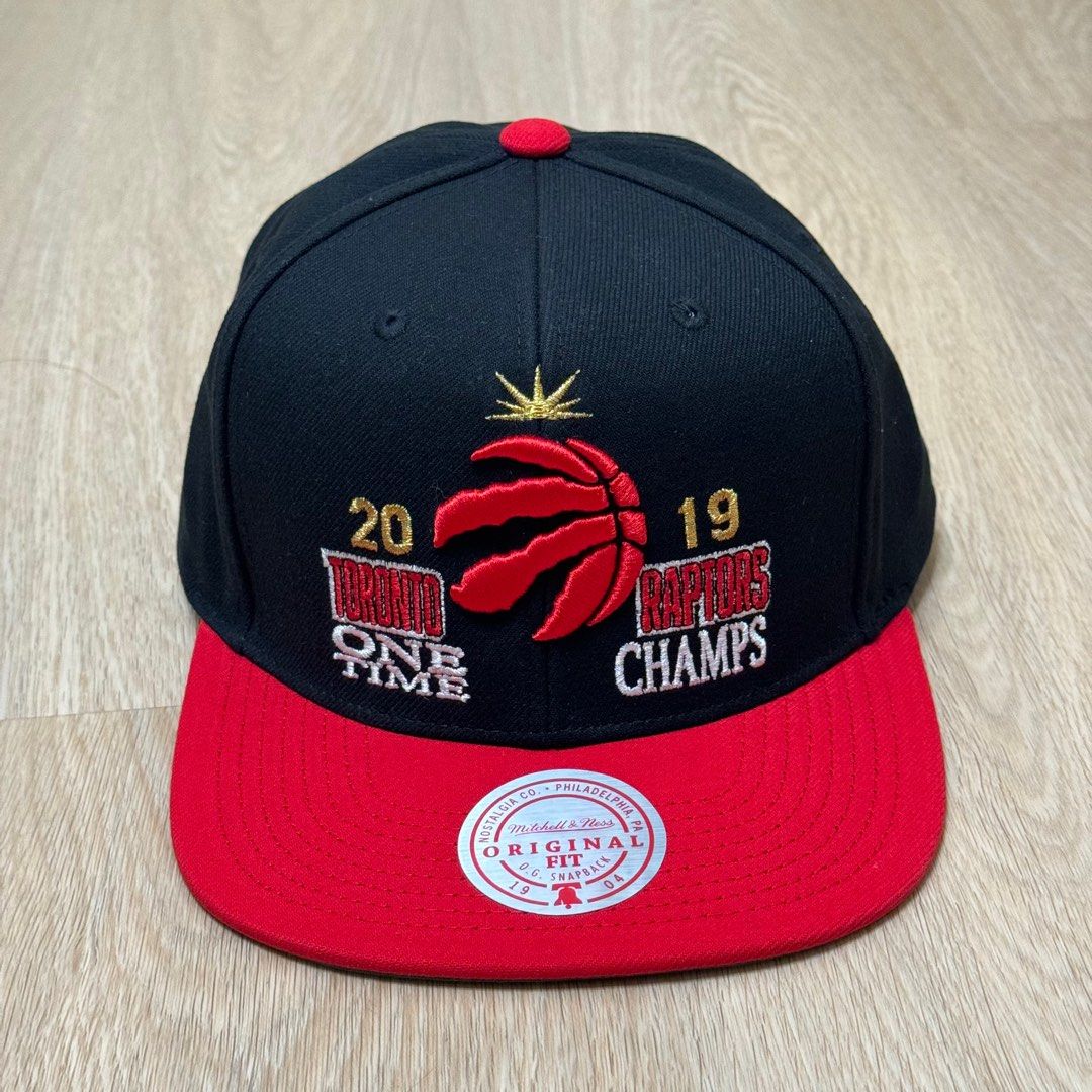 Men s NBA Toronto Raptors Mitchell Ness Champ Is Here Snapback Hat Black Red Carousell