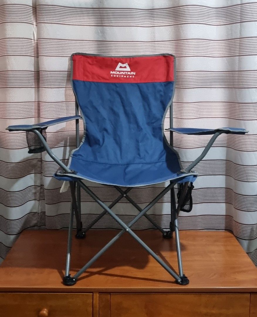 Mountain Equipment Camping Chair (Category: Hiking & Camping) located in Binangonan. Submitted by c_r_i_s (Listing ID 1326381523, Image 1). Description: Mountain Equipment ME Wide Camping Chair Load capacity 80 kg Frame material: high strength steel Polyoxford 600D fabric With light signs of use Clean No issues! In very good condition.