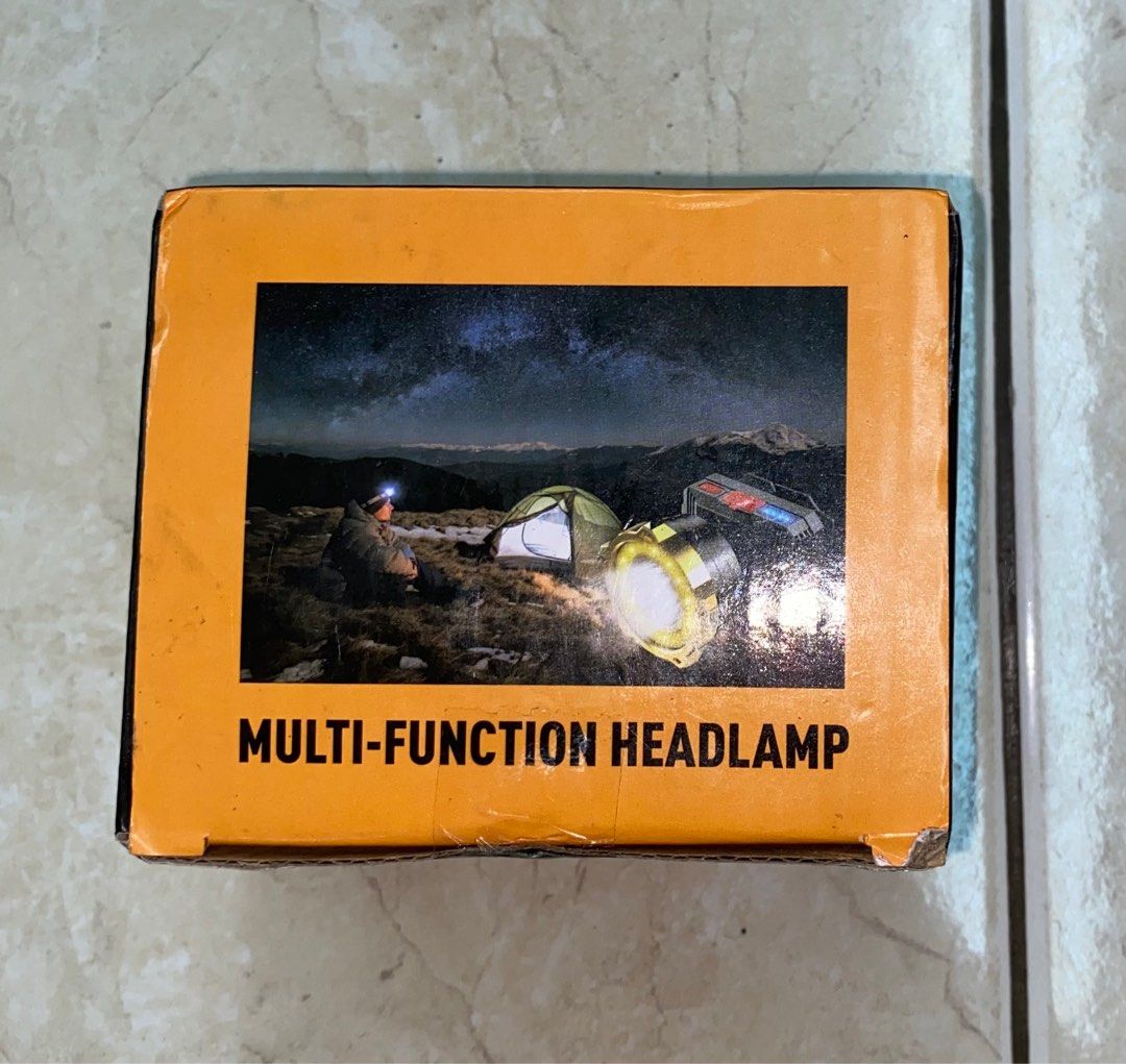 Multi Function Headlamp (Category: Hiking & Camping) located in Pasir Gudang. Submitted by yedd455 (Listing ID 1326485465, Image 3). Description: Brand New.Pm if interested..