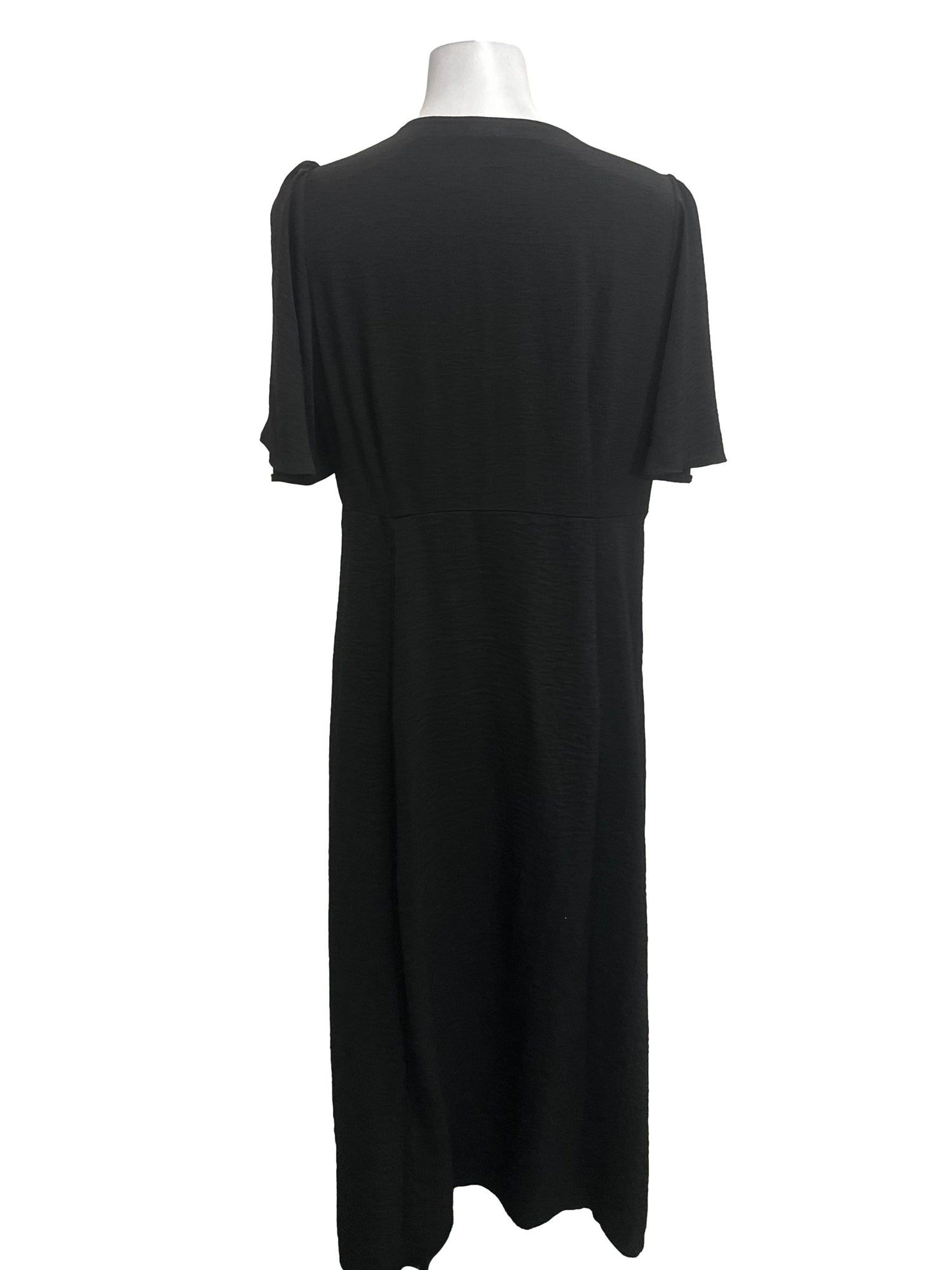 New Look Black Button Down Dress Women s Fashion Dresses Sets Dresses on Carousell