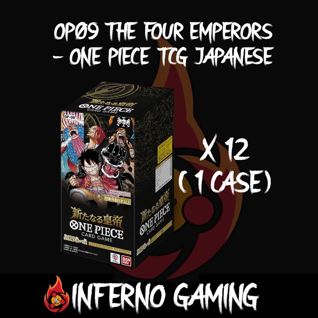 japanese op09 booster box One Piece TCG Emperors in The New World OP-09 Asia  Exp. Share Collectible Many ONE PIECE ODYSSEY one piece op-09 booster box