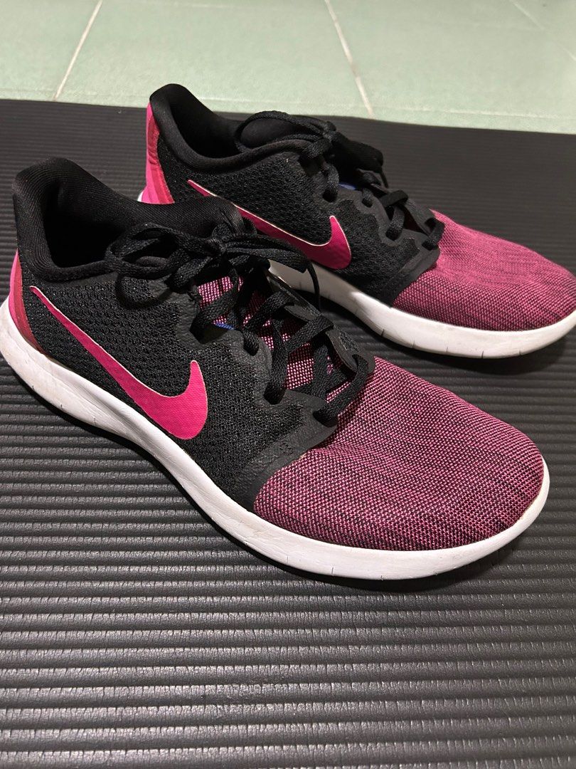 Original Nike Women s Flex Contact 2 Shoe Black Rush Pink Women s Fashion Footwear Sneakers on Carousell