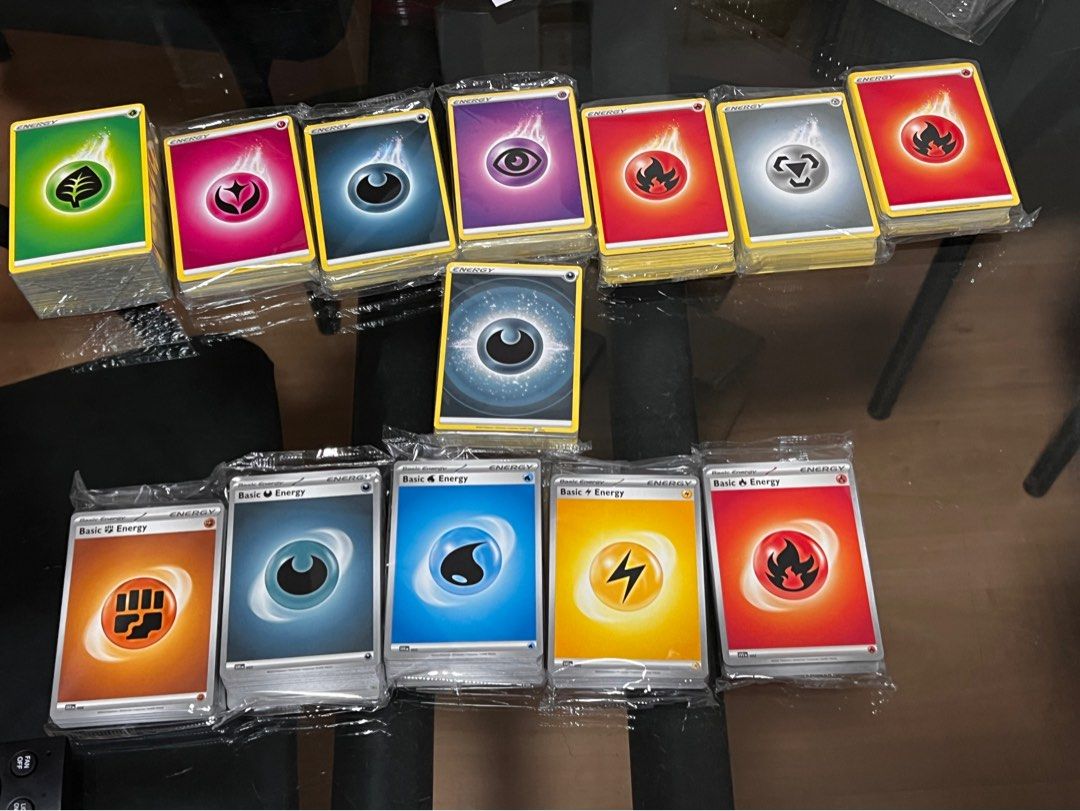FREE ] Sealed Pokemon Energy Stack Sealed from 2022-2024, Hobbies & Toys,  Toys & Games on Carousell